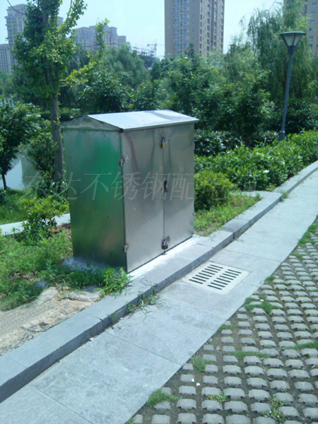 不锈钢配电箱安装现场图不锈钢配电箱应用案例图